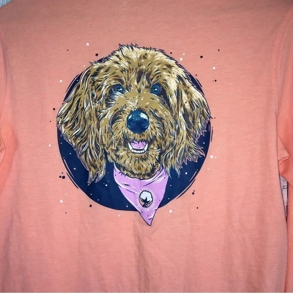Southern Shirt Company Kids Orange Dog Long Sleeve - Picture 3 of 5